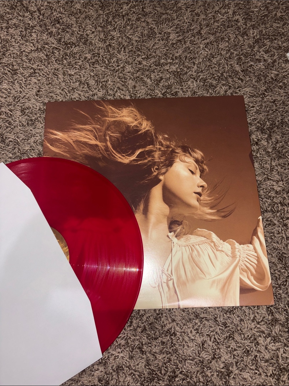 Taylor Swift Red Transparent Vinyl Record